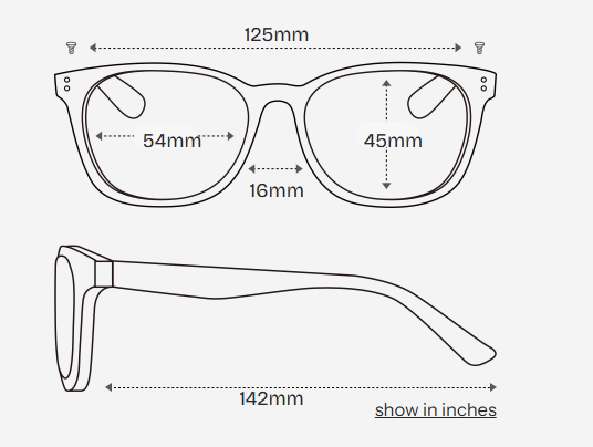 Measure the frame size