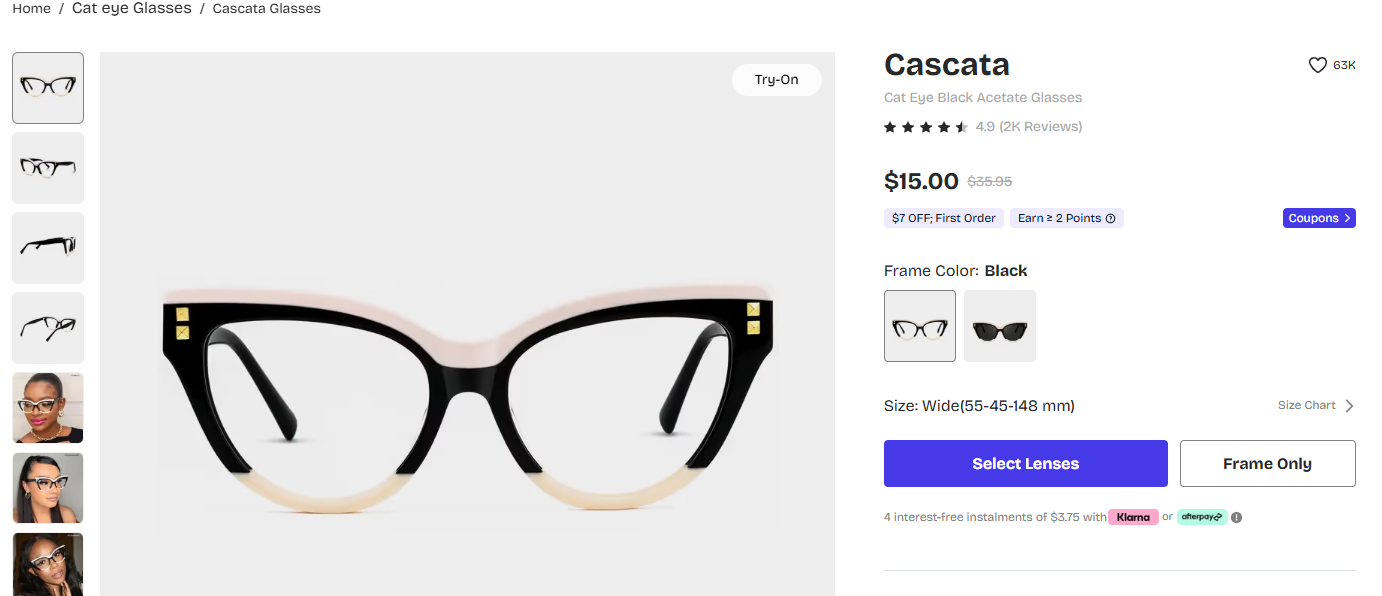 Cascata glasses