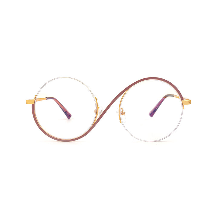 Delphine round eyeglasses