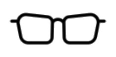 Butterfly frame shape