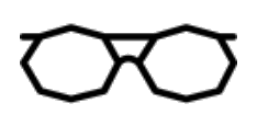 Geometric frame shape