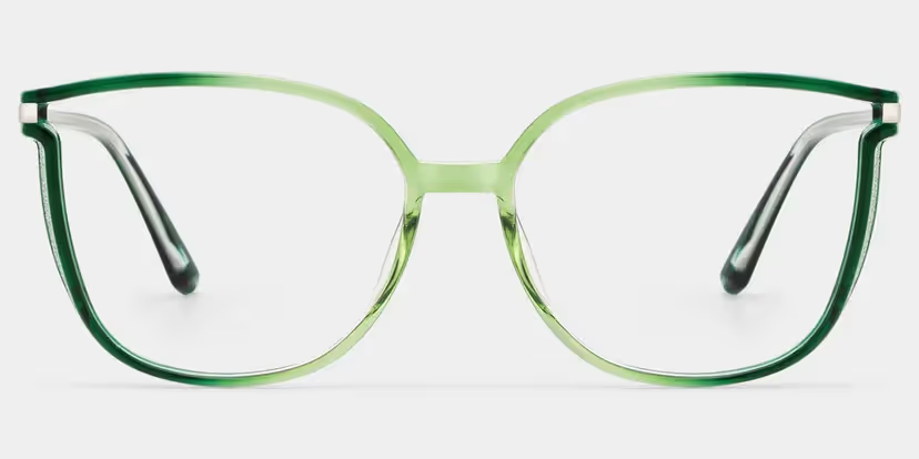 Rodz Green Square Eyeglasses